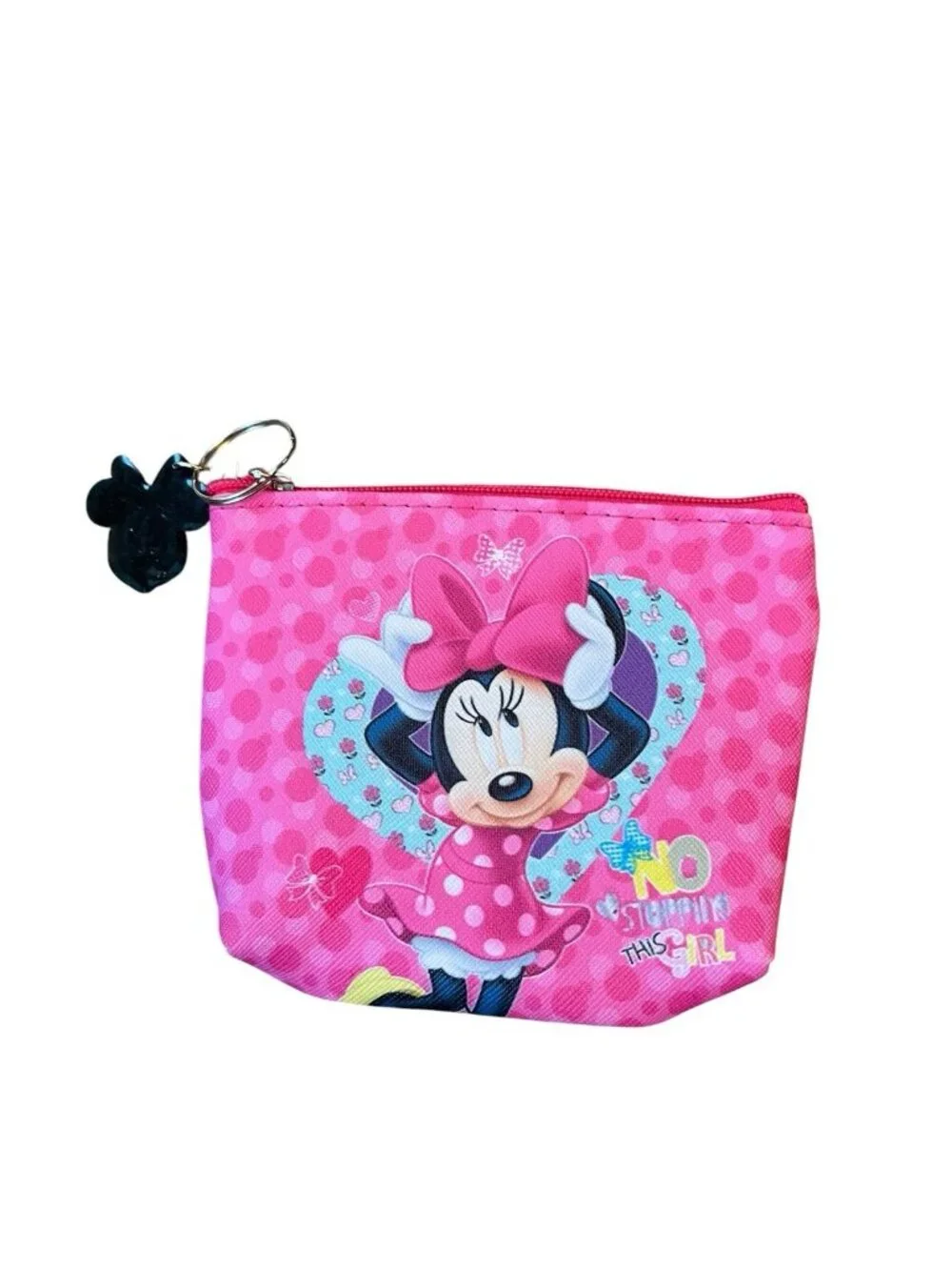 Little Girls Toddler Minnie and Mickey Mouse Canvas Crossbody & Coin Bag Lot 3